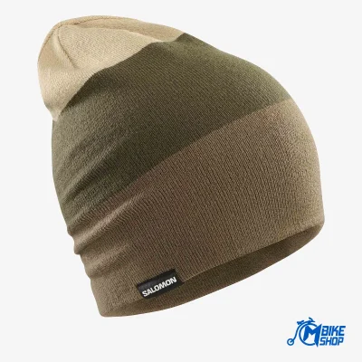 Kapa SALOMON Flatspin Reversible Beanie Shitake/Grape Leaf